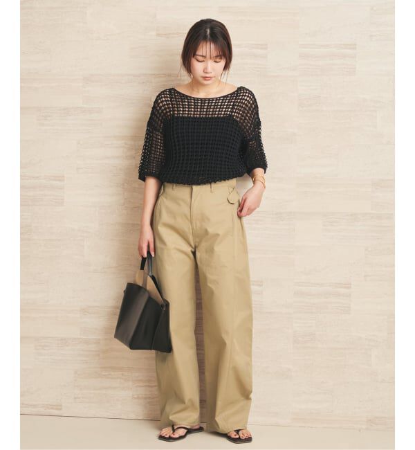 Plage「NEPLA. / ネプラ SIDE W BELT CURVED チノパンツ」|チノ|