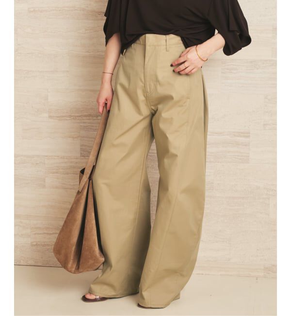 Plage「NEPLA. / ネプラ SIDE W BELT CURVED チノパンツ」|チノ|