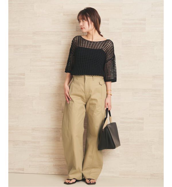 Plage「NEPLA. / ネプラ SIDE W BELT CURVED チノパンツ」|チノ|