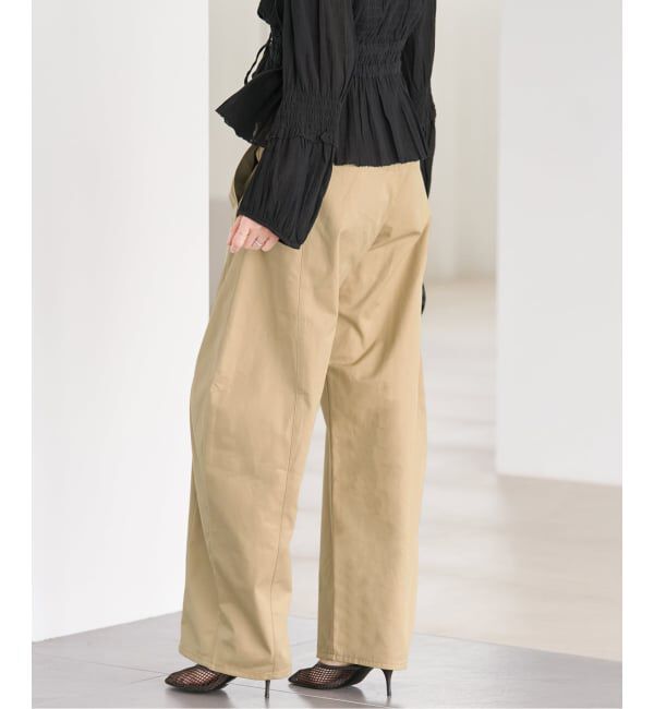 Plage「NEPLA. / ネプラ SIDE W BELT CURVED チノパンツ」|チノ|