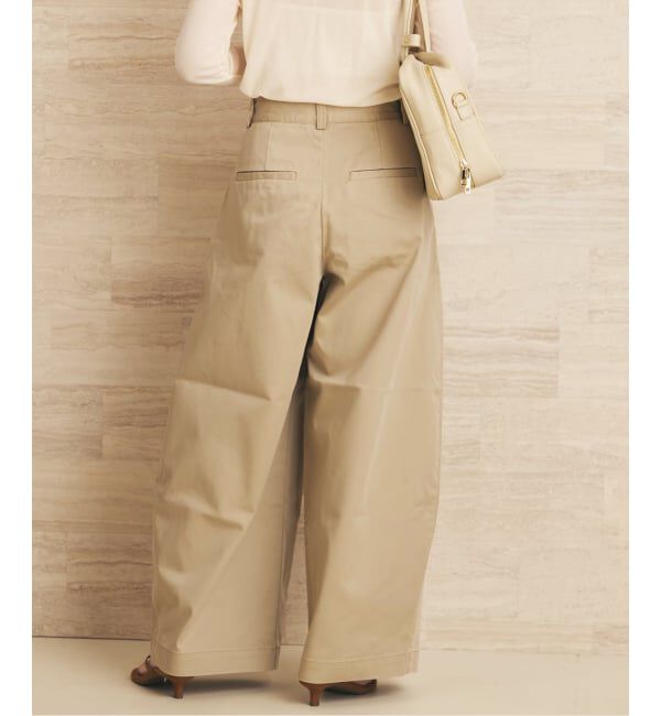Plage「《WEB限定追加》R&rsquo;IAM Super wide CHINO パンツ 5」|チノ|