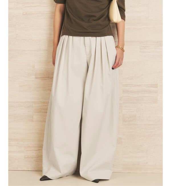 Plage「《追加》R&rsquo;IAM Super wide CHINO パンツ 6」|チノ|