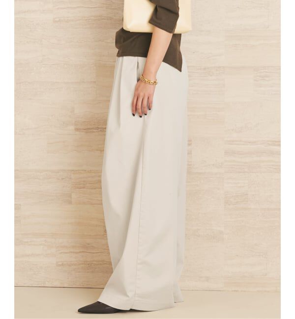 Plage「《追加》R&rsquo;IAM Super wide CHINO パンツ 6」|チノ|