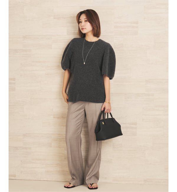 Plage「R&rsquo;IAM ストレートパンツ」|スラックス|