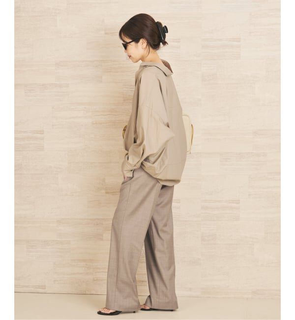 Plage「R&rsquo;IAM ストレートパンツ」|スラックス|