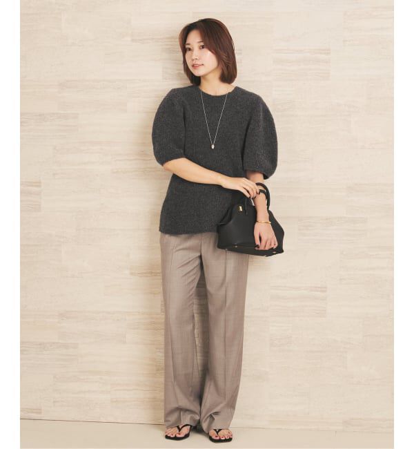 Plage「R&rsquo;IAM ストレートパンツ」|スラックス|