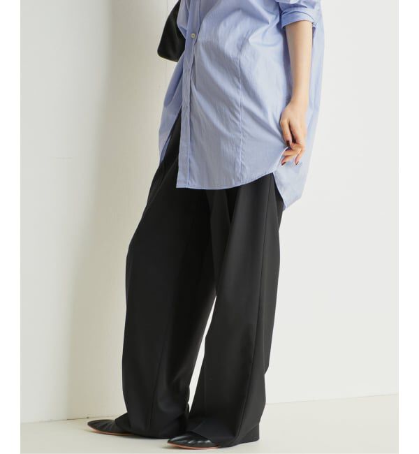 Plage「R&rsquo;IAM WOOSTED BASIC パンツ」|スラックス|