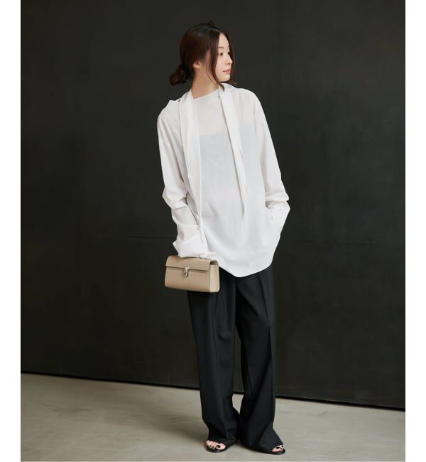 Plage「R&rsquo;IAM WOOSTED BASIC パンツ」|スラックス|