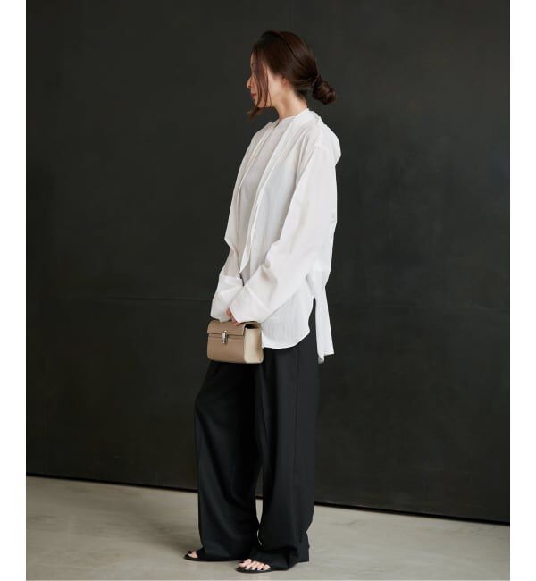 Plage「R&rsquo;IAM WOOSTED BASIC パンツ」|スラックス|