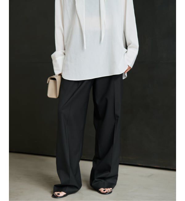 Plage「R&rsquo;IAM WOOSTED BASIC パンツ」|スラックス|