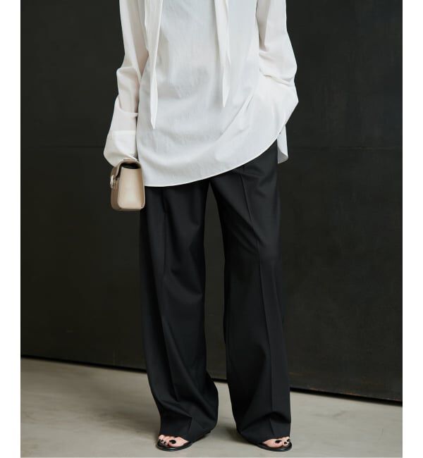 Plage「R&rsquo;IAM WOOSTED BASIC パンツ」|スラックス|