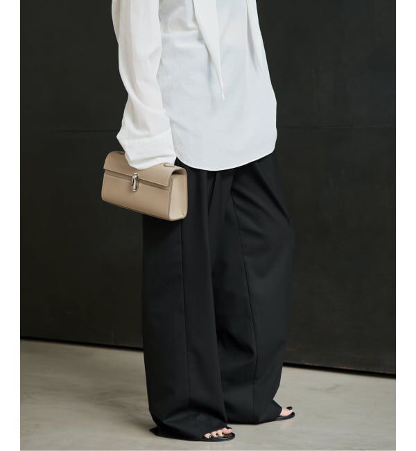 Plage「R&rsquo;IAM WOOSTED BASIC パンツ」|スラックス|