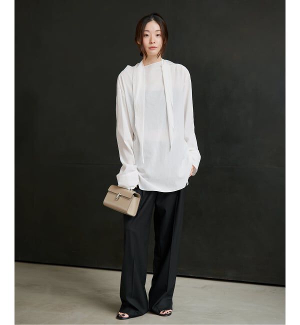 Plage「R&rsquo;IAM WOOSTED BASIC パンツ」|スラックス|