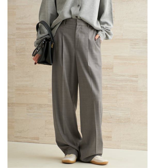 Plage「R&rsquo;IAM WOOSTED BASIC パンツ」|スラックス|