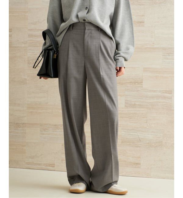 Plage「R&rsquo;IAM WOOSTED BASIC パンツ」|スラックス|