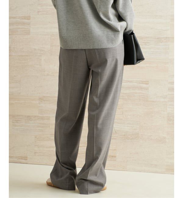 Plage「R&rsquo;IAM WOOSTED BASIC パンツ」|スラックス|