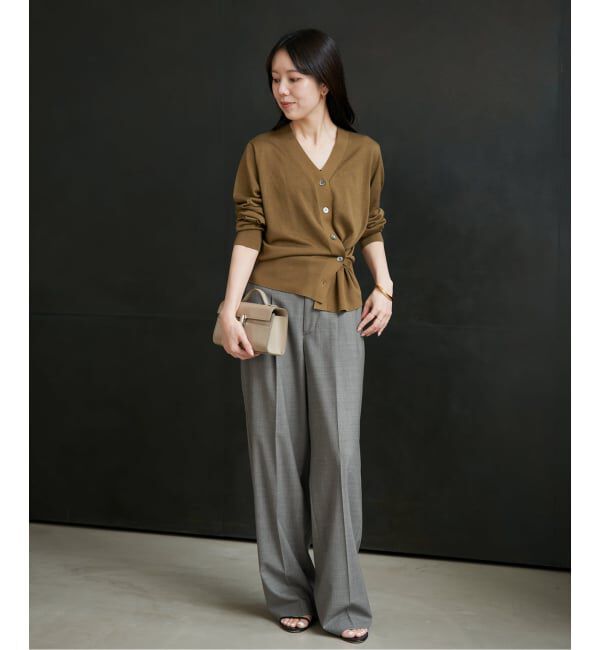 Plage「R&rsquo;IAM WOOSTED BASIC パンツ」|スラックス|