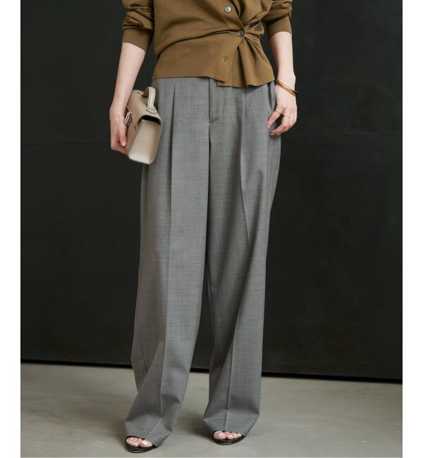 Plage「R&rsquo;IAM WOOSTED BASIC パンツ」|スラックス|