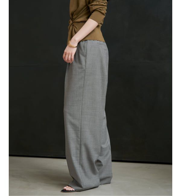 Plage「R&rsquo;IAM WOOSTED BASIC パンツ」|スラックス|