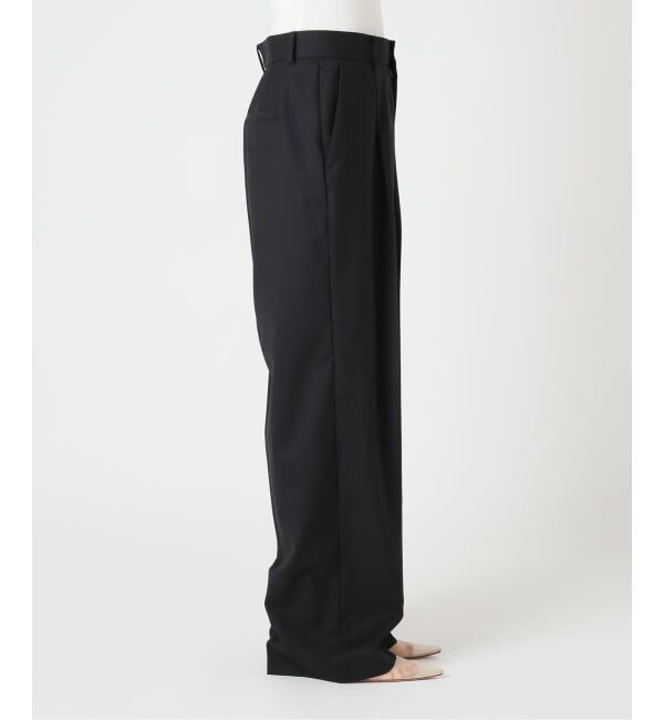 Plage「R&rsquo;IAM WOOSTED BASIC パンツ」|スラックス|