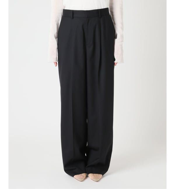 Plage「R&rsquo;IAM WOOSTED BASIC パンツ」|スラックス|