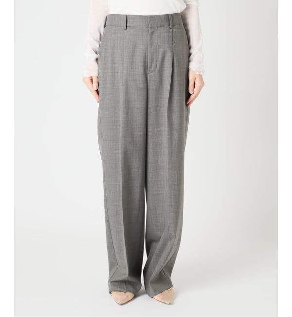 Plage「R&rsquo;IAM WOOSTED BASIC パンツ」|スラックス|