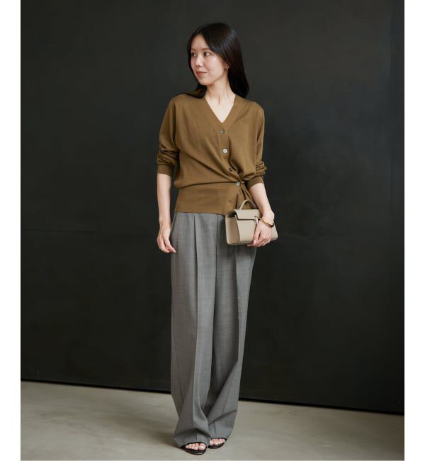 Plage「R&rsquo;IAM WOOSTED BASIC パンツ」|スラックス|