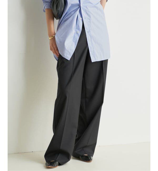 Plage「R&rsquo;IAM WOOSTED BASIC パンツ」|スラックス|