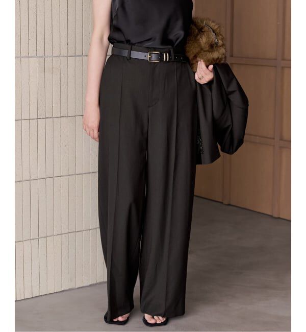 Plage「Masculine パンツ」|スラックス|
