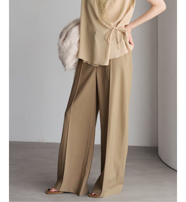 Plage「Masculine パンツ」|スラックス|