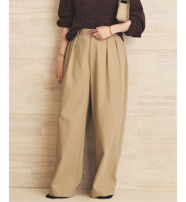 Plage「《一部店舗・WEB限定追加》vintage like チノパンツ 2」|チノ|ベージュ