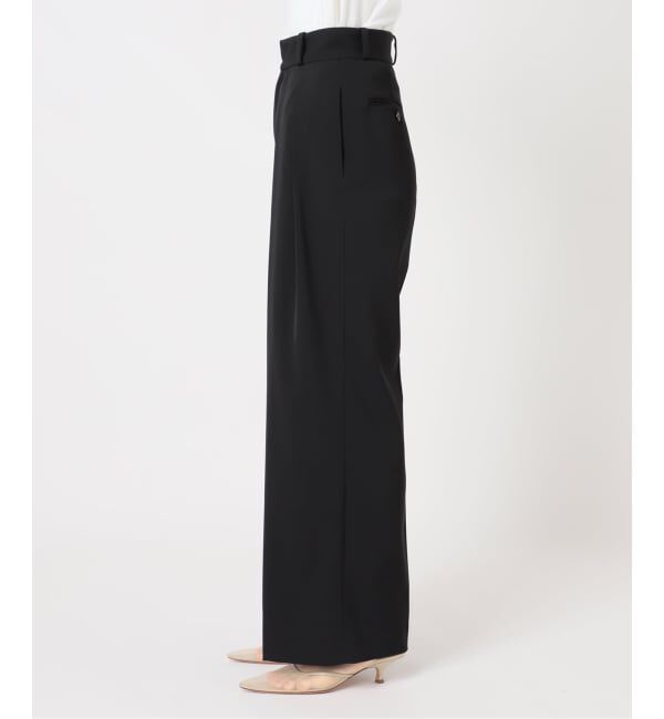 Plage「Two tuck wide パンツ」|スラックス|