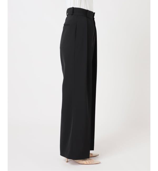 Plage「Two tuck wide パンツ」|スラックス|