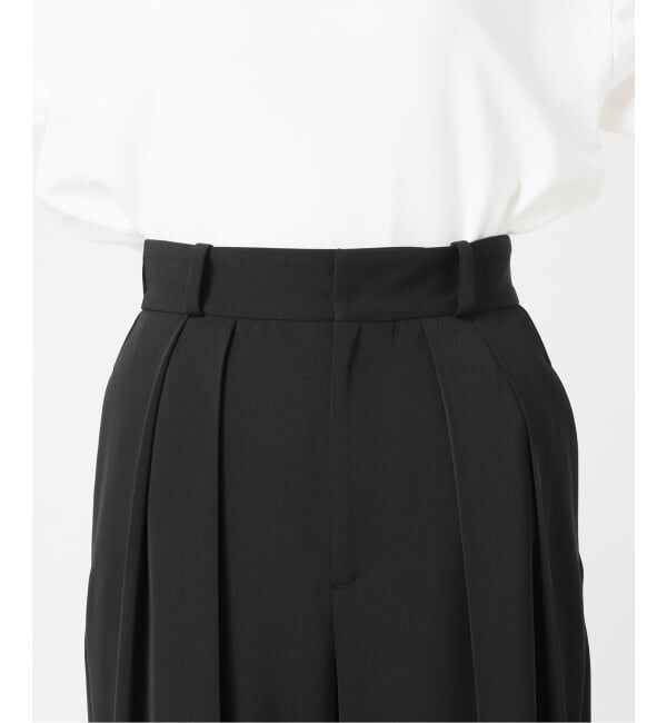 Plage「Two tuck wide パンツ」|スラックス|