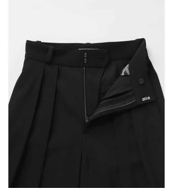 Plage「Two tuck wide パンツ」|スラックス|