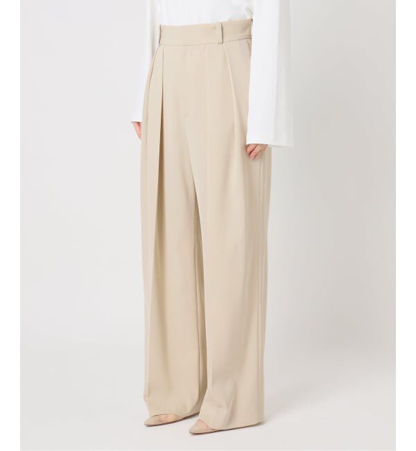 Plage「Two tuck wide パンツ」|スラックス|