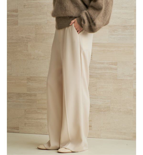 Plage「《追加予約》washable straight パンツ 8」|スラックス|