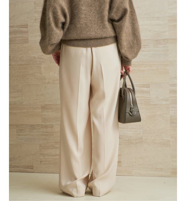 Plage「《追加予約》washable straight パンツ 8」|スラックス|