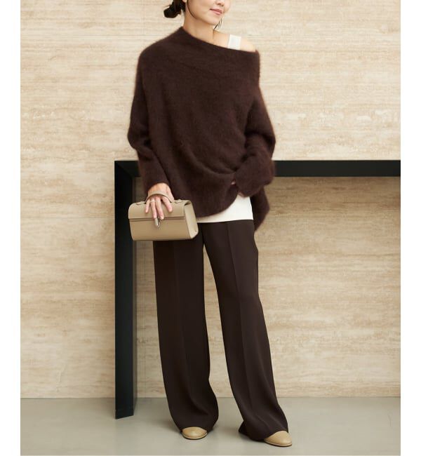 Plage「《追加予約》washable straight パンツ 8」|スラックス|