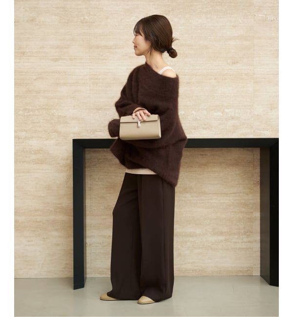 Plage「《追加予約》washable straight パンツ 8」|スラックス|