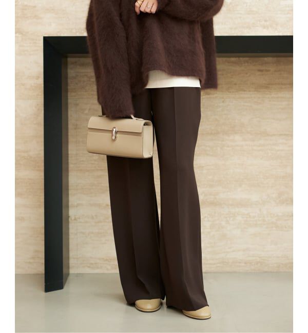 Plage「《追加予約》washable straight パンツ 8」|スラックス|