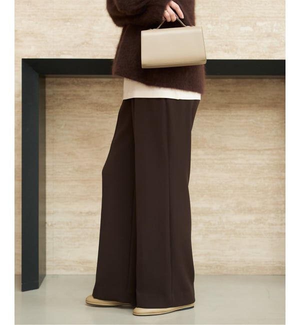 Plage「《追加予約》washable straight パンツ 8」|スラックス|