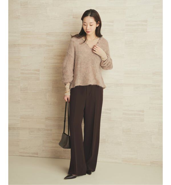 Plage「《追加予約》washable straight パンツ 8」|スラックス|