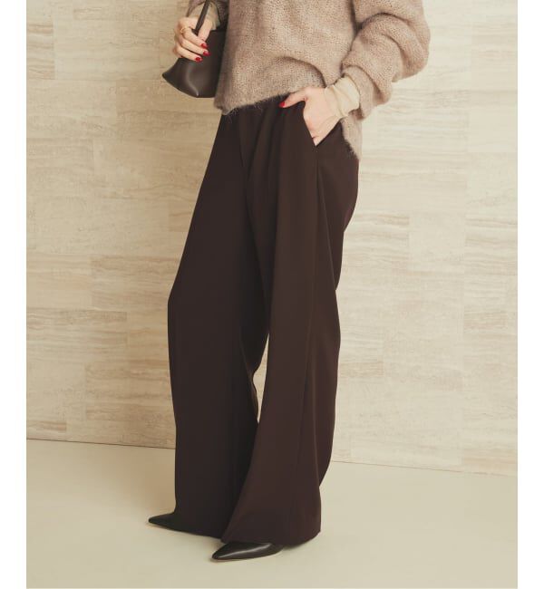 Plage「《追加予約》washable straight パンツ 8」|スラックス|
