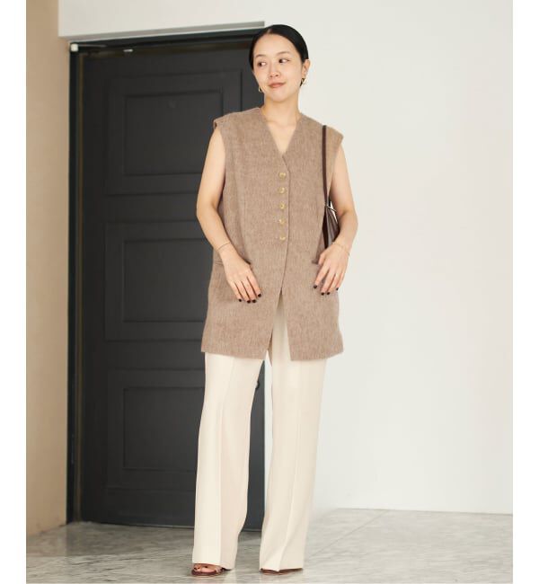 Plage「《追加予約》washable straight パンツ 8」|スラックス|