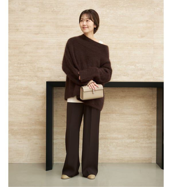 Plage「《追加予約》washable straight パンツ 8」|スラックス|