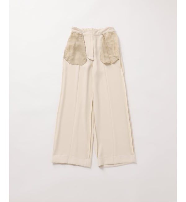 Plage「《追加予約》washable straight パンツ 8」|スラックス|