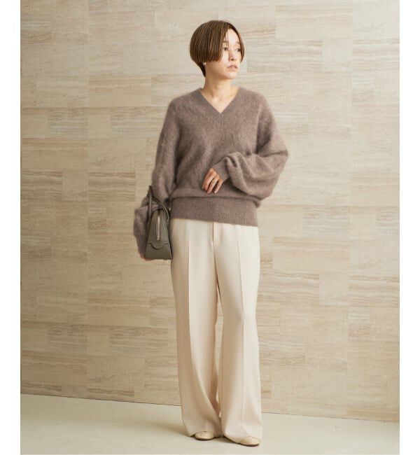 Plage「《追加予約》washable straight パンツ 8」|スラックス|