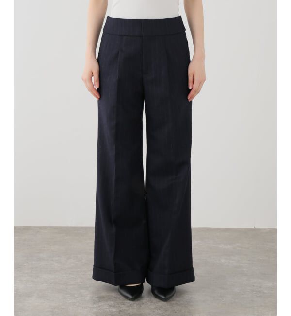 Plage「Stripes  Flare パンツ」|スラックス|