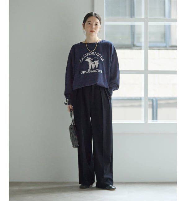 journal standard L'essage「《追加》ヴィスポリギャバパンツ（グレーA・ネイビー）」|スラックス|